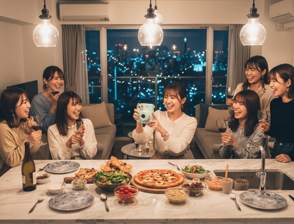 友人同士のパーティー