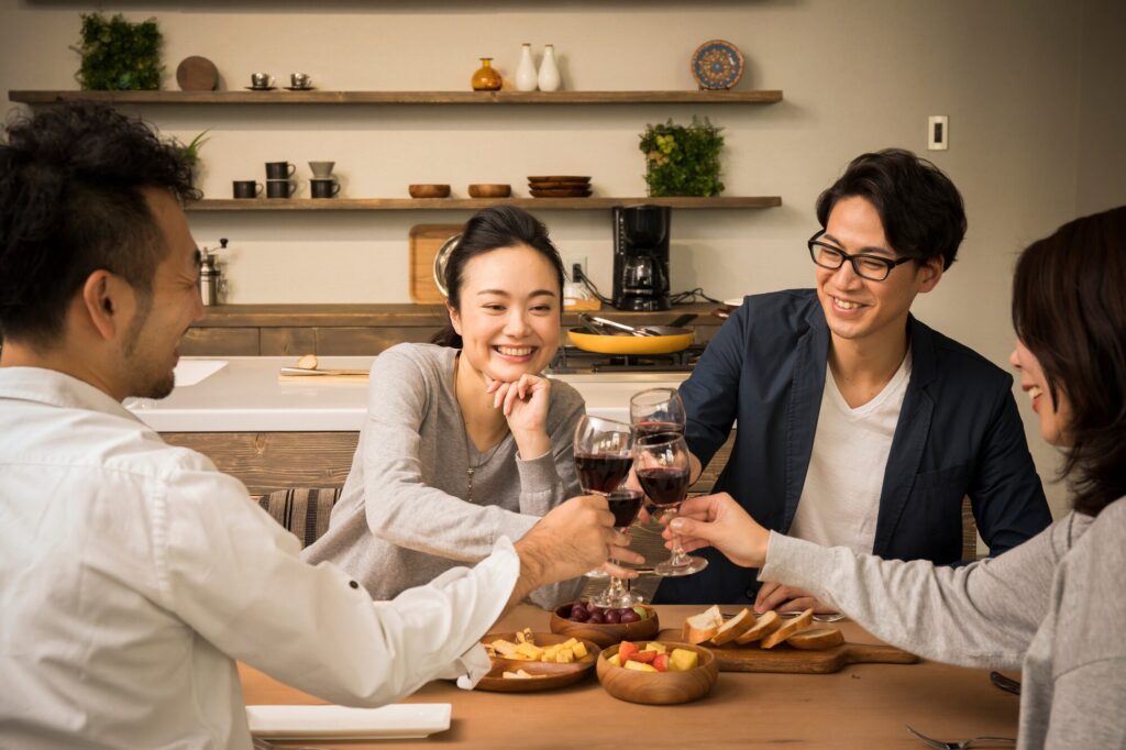 友人とのホームパーティー