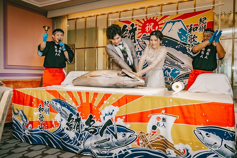 結婚式などにも