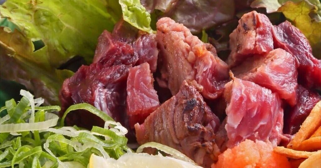 ほほ肉の炙り